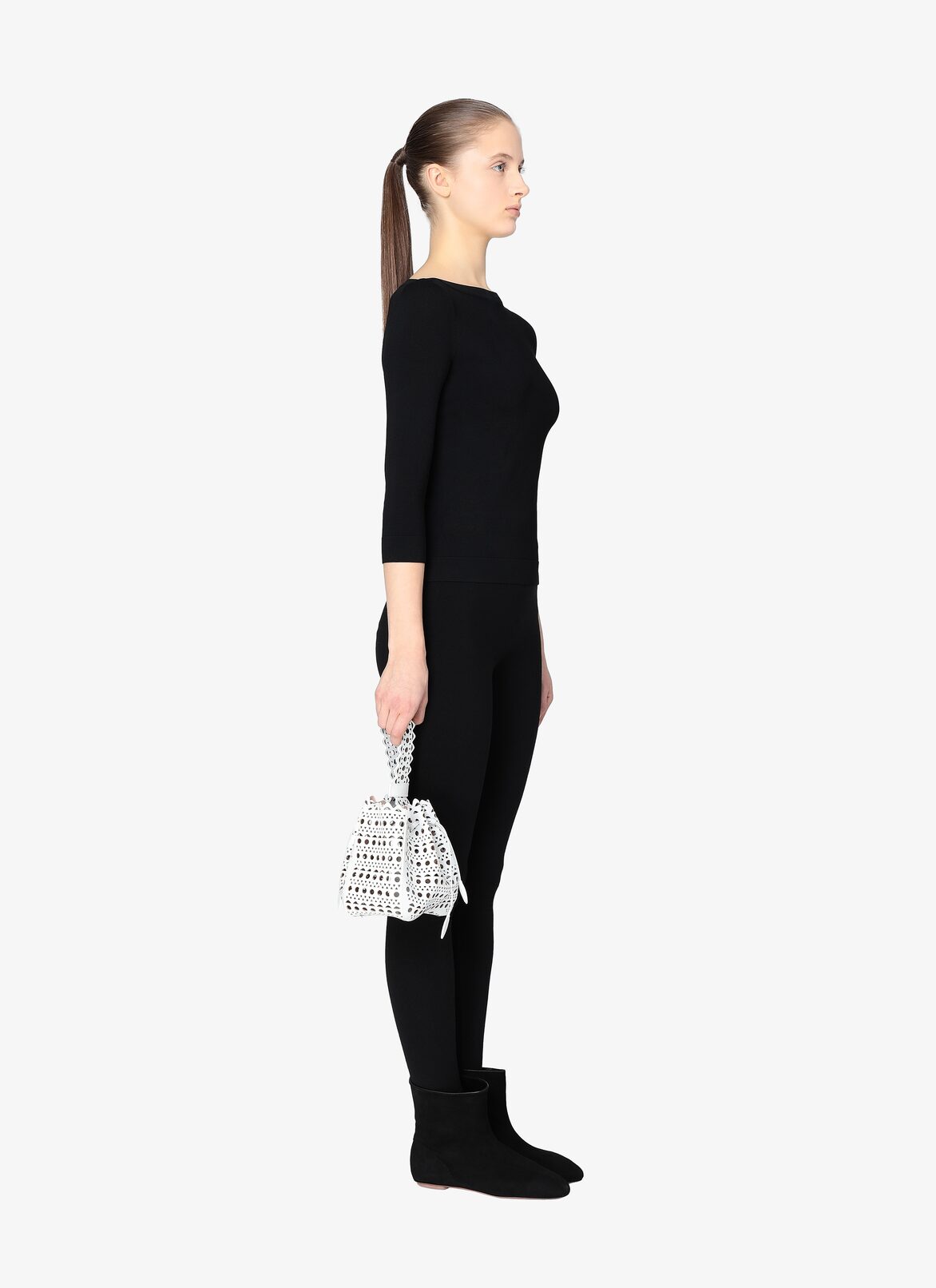 Rose-Marie 19 Bracelet Bag ALAÏA WHITE ROSE-MARIE 19 BRACELET BAG